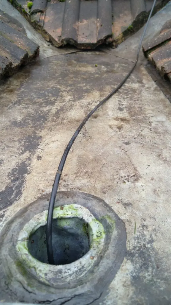 Roof gully in Moortown, Leeds cleared