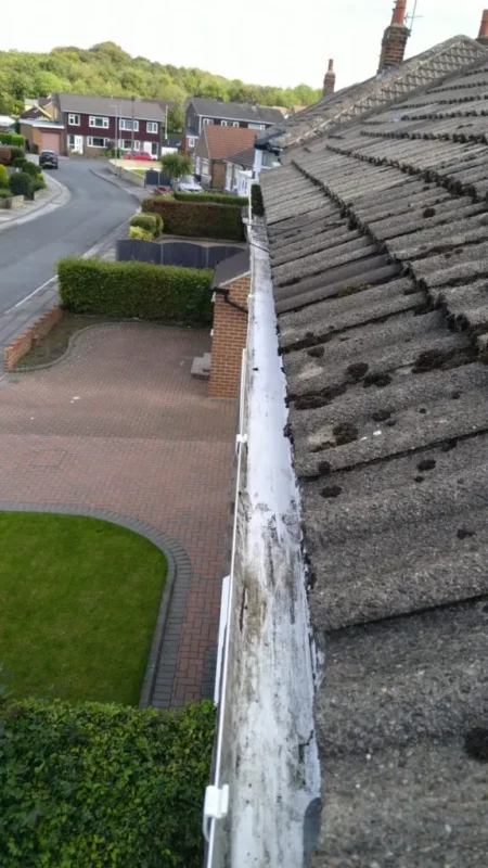 Cleared Gutter in Rothwell, Leeds